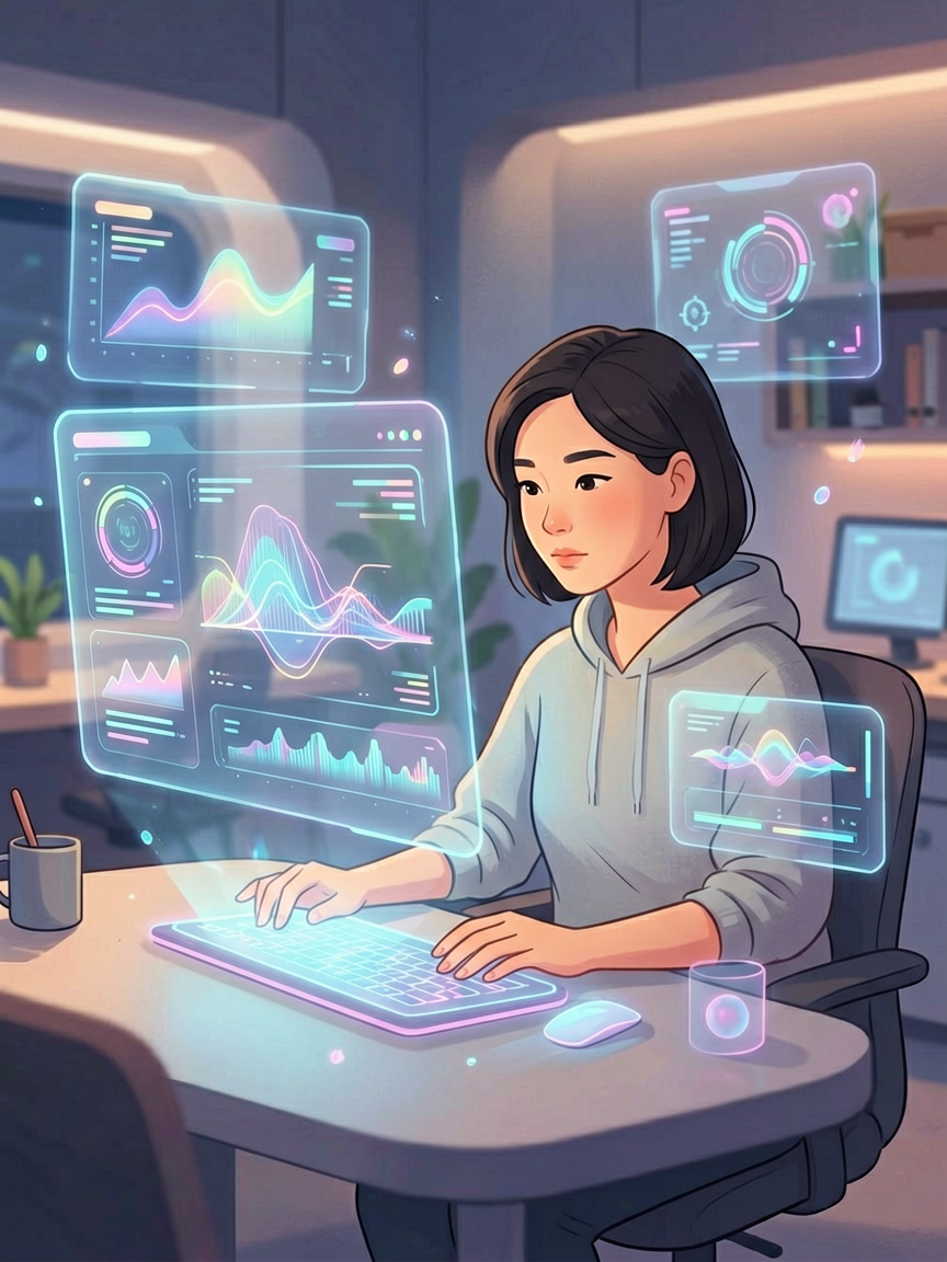 AI comic creation scene, creat