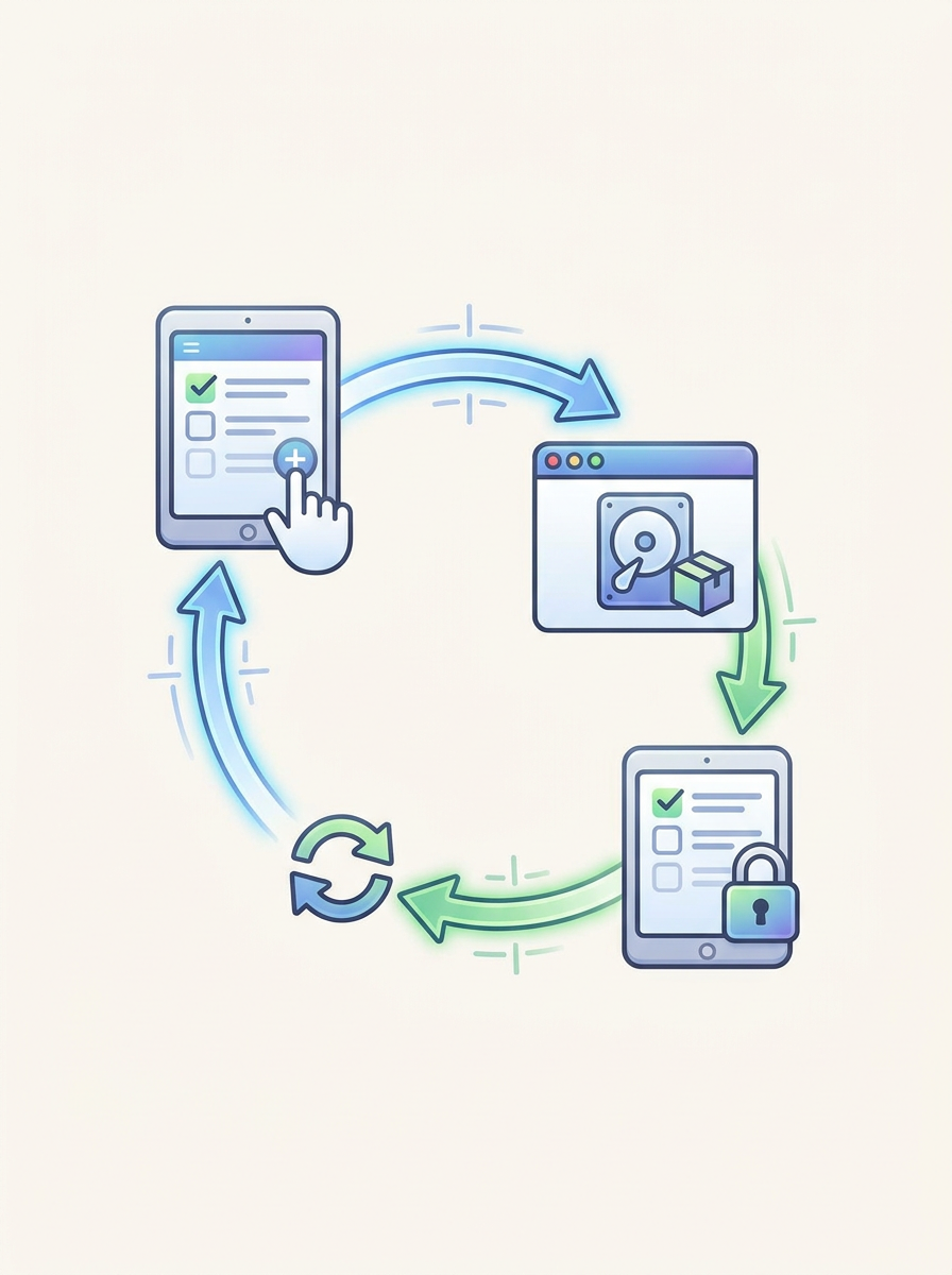 Simple tech illustration expla