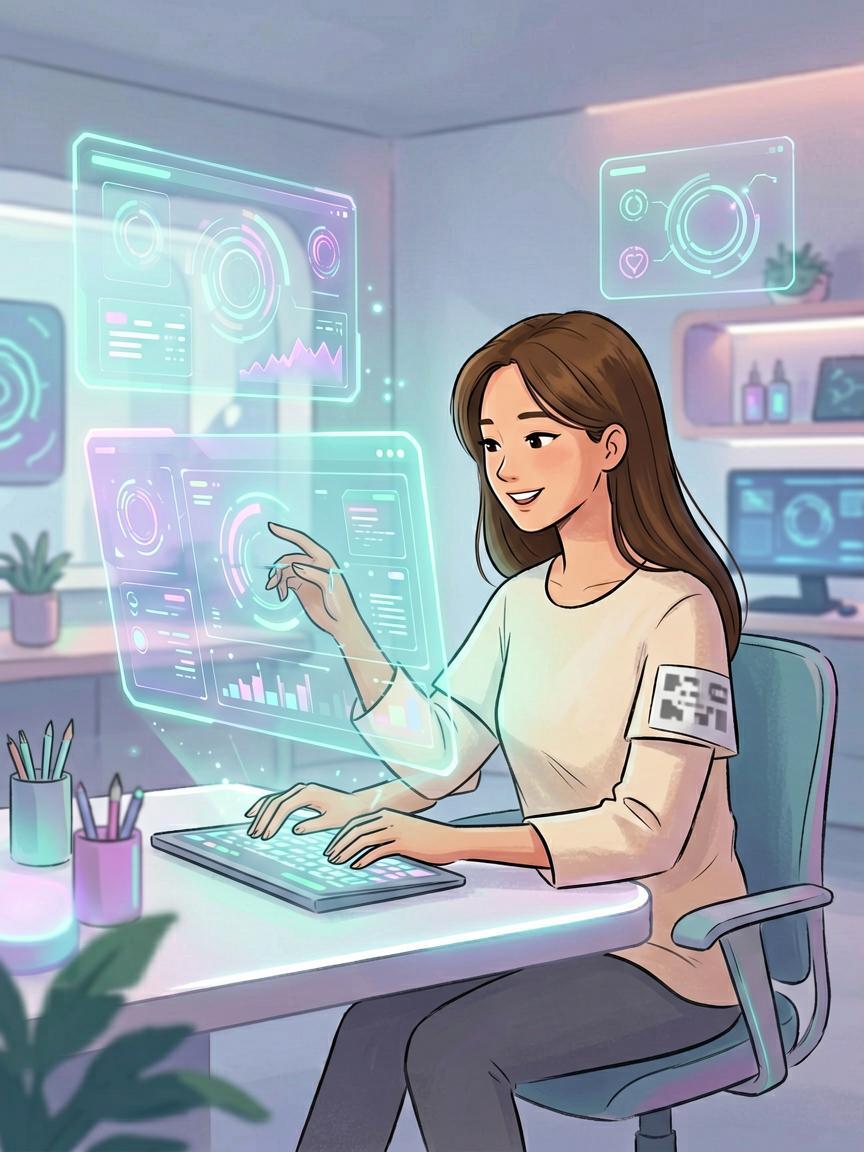 AI comic creation scene, creat
