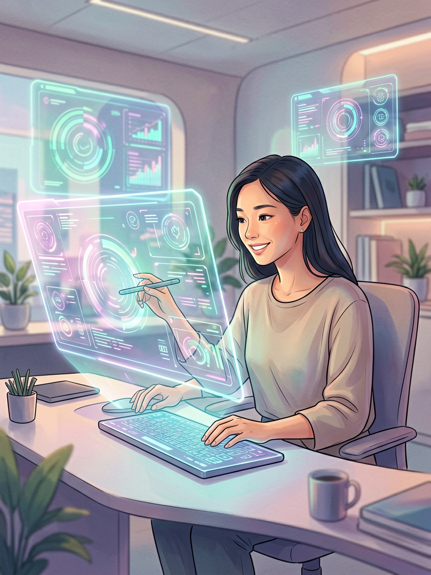 AI comic creation scene, creat
