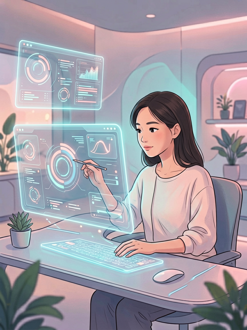 AI comic creation scene, creat