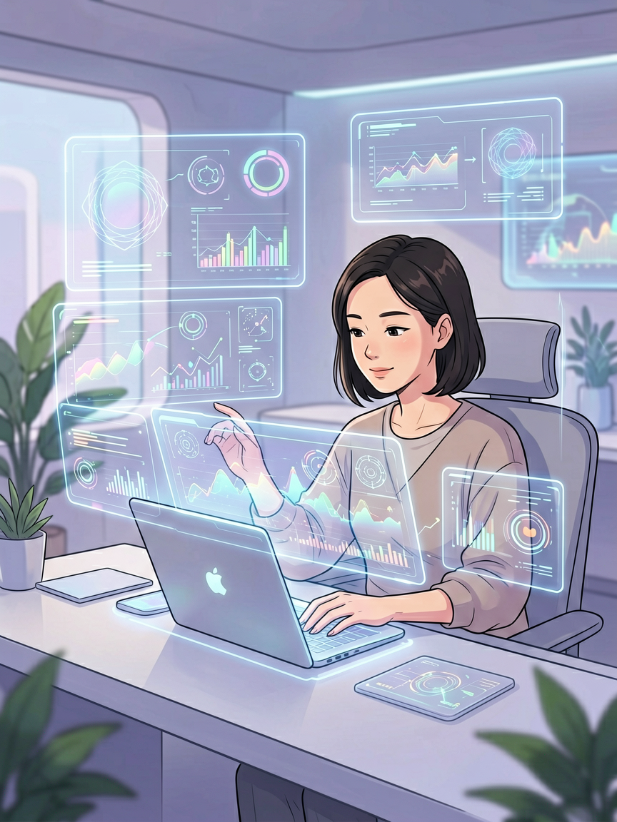 AI comic creation scene, creat